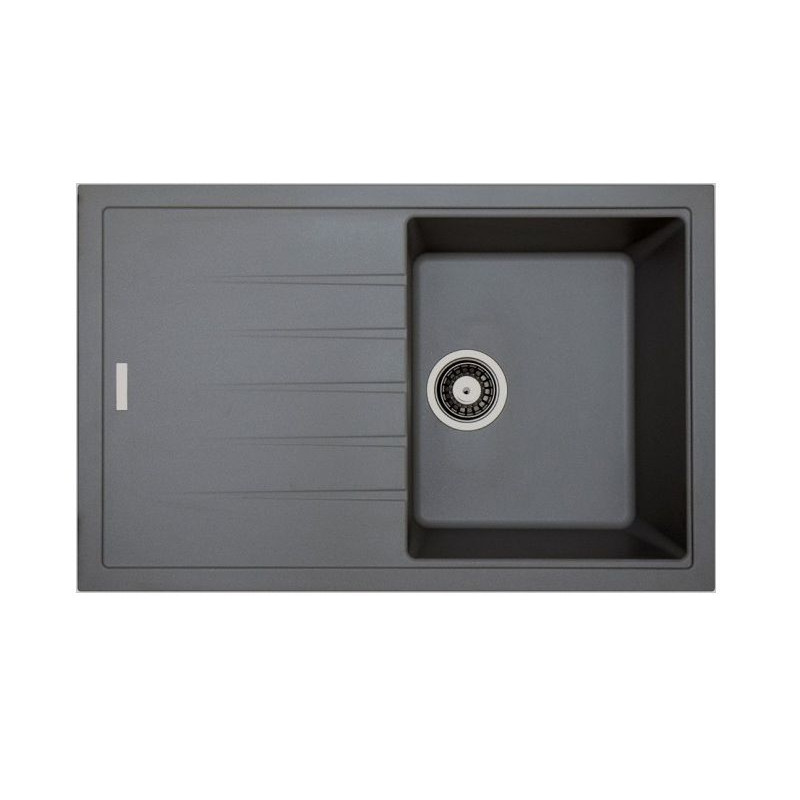 Chiuvetă Fabiano din granit CLASSIC 78x50 Titanium
