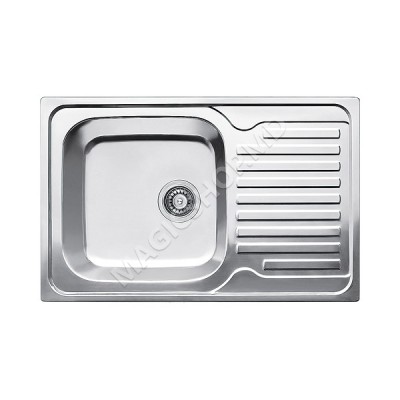 Chiuvetă Fabiano 78x50 microdecor inox 