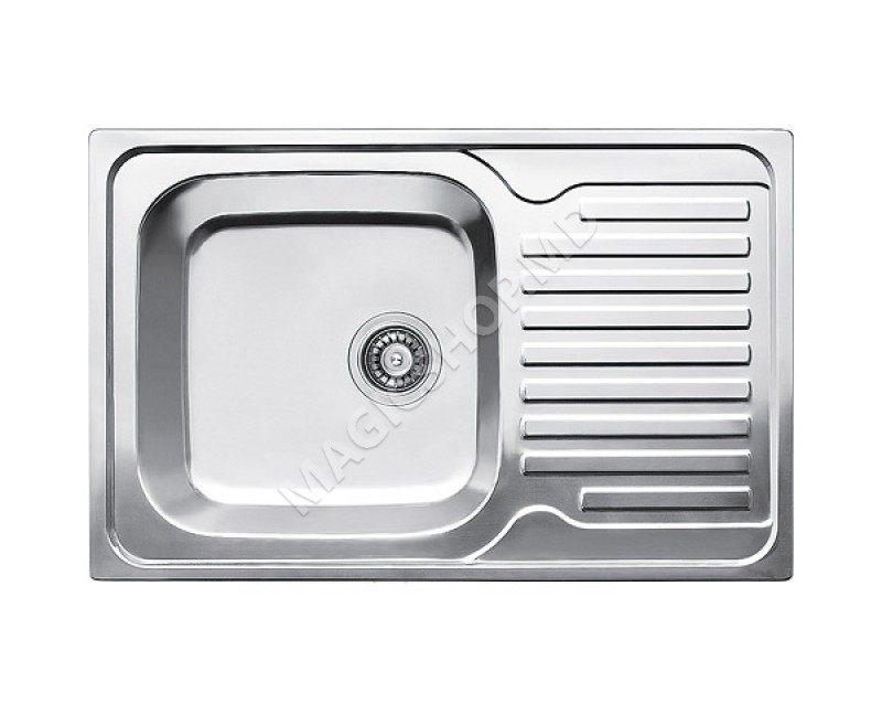 Chiuvetă Fabiano 78x50 microdecor inox 