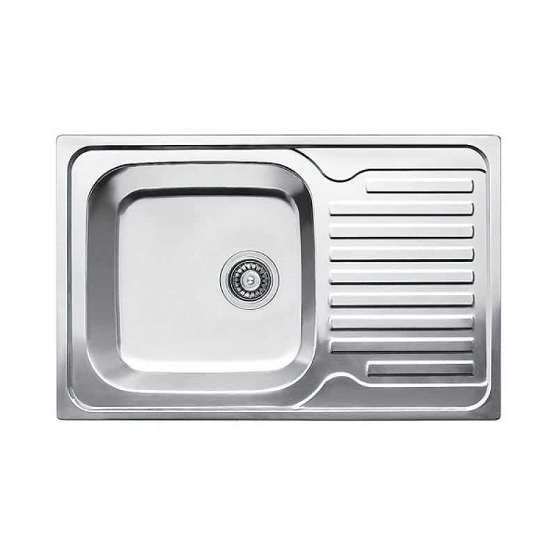 Chiuvetă Fabiano 78x50 microdecor inox 