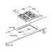 Plita incorporabila Fabiano FHG 8644 VGHT Inox