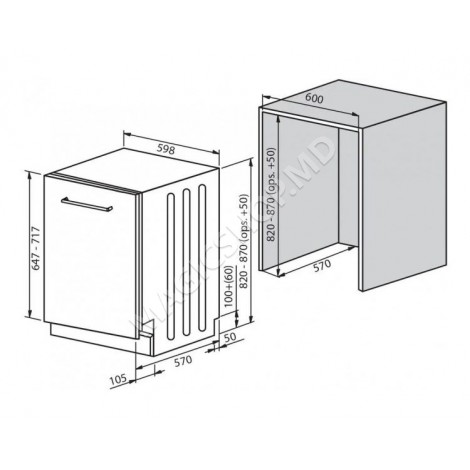 Mașină de spălat vase FBDW 5613 Fabiano