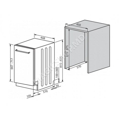 Mașină de spălat vase FBDW 8410 Fabiano