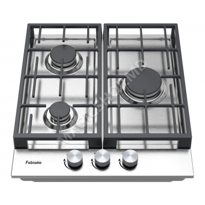 Встраиваемая газовая плита Fabiano FHG 8454 VGH из нержавеющей стали