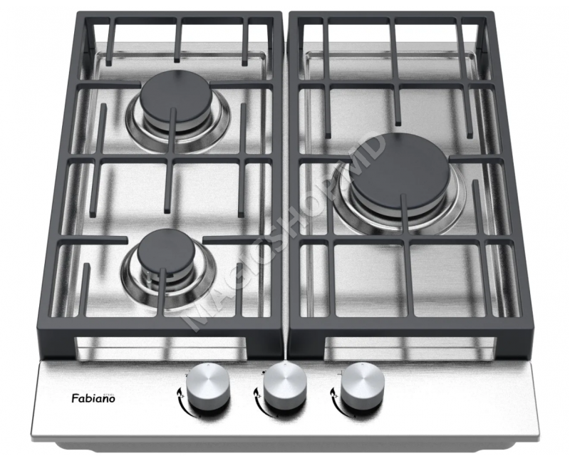 Встраиваемая газовая плита Fabiano FHG 8454 VGH из нержавеющей стали