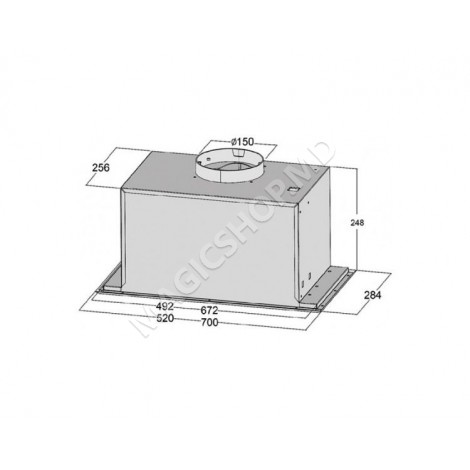 Вытяжка Fabiano Tempo 700 Inox