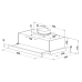 Hota Fabiano SlimLine 60 Glass Black