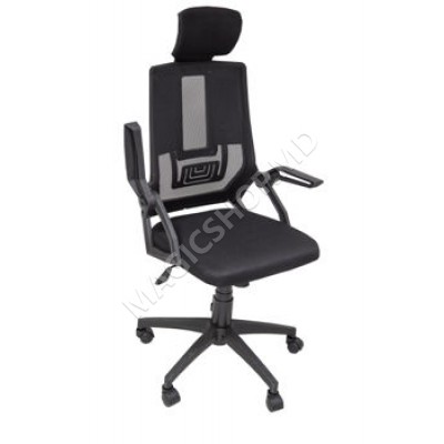 Офисное кресло 6768 черная сетка