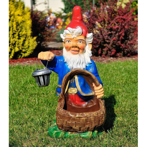 Figurina Cera Pitic cu coş (mare)