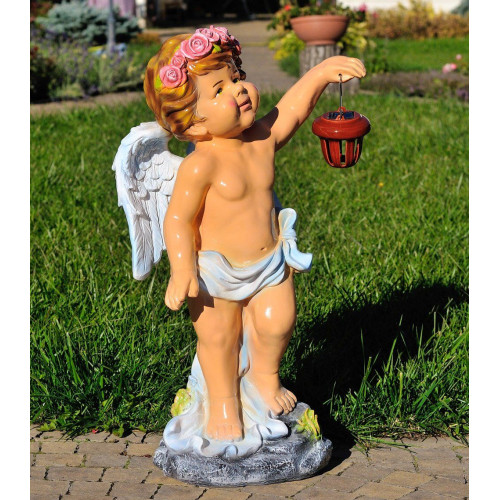 Figurina Cera Cupidon cu felinar