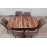 Set de sufragerie MDF masa ovala si sase scaune ES-709
