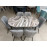 Set de sufragerie MDF masa ovala + 6 scaune 
