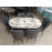 Set de sufragerie MDF masa ovala + 6 scaune 