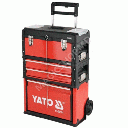 Инструментальная тележка, 3 отделения, 78 предметов, YATO (09104YT)