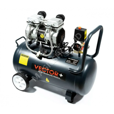 Воздушный компрессор Vector+ (600 Вт) 24 л (безмасляный)