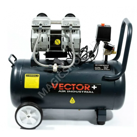 Воздушный компрессор Vector+ (600 Вт) 24 л (безмасляный)