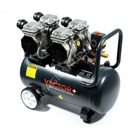 Воздушный компрессор Vector+ (1390 Вт x 2) 50 л