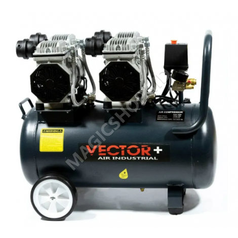 Воздушный компрессор Vector+ (1390 Вт x 2) 50 л