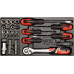 YT-38951 TRUSA DE SCULE YATO IN CUTIE METALICA, 80 PIESE
