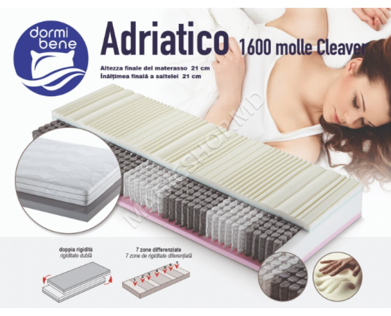 Матрас ADRIATICO 1600 Mole Cleaver 160x200 H21