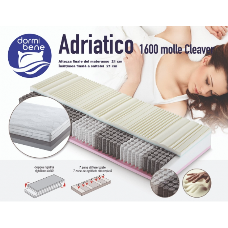 Saltea ADRIATICO 1600 Mole Cleaver 160x200 H21
