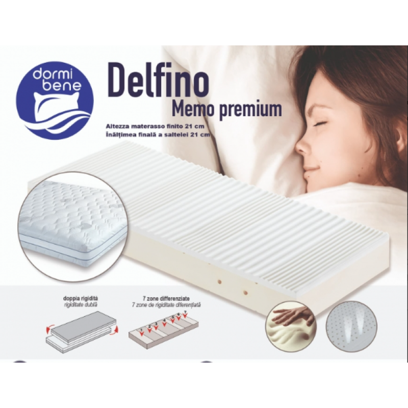 Saltea Delfino Memo Premium 180x200 h21