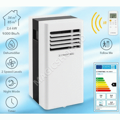 Aparat de aer condiționat mobil TROTEC PAC2600X 9000 BTU