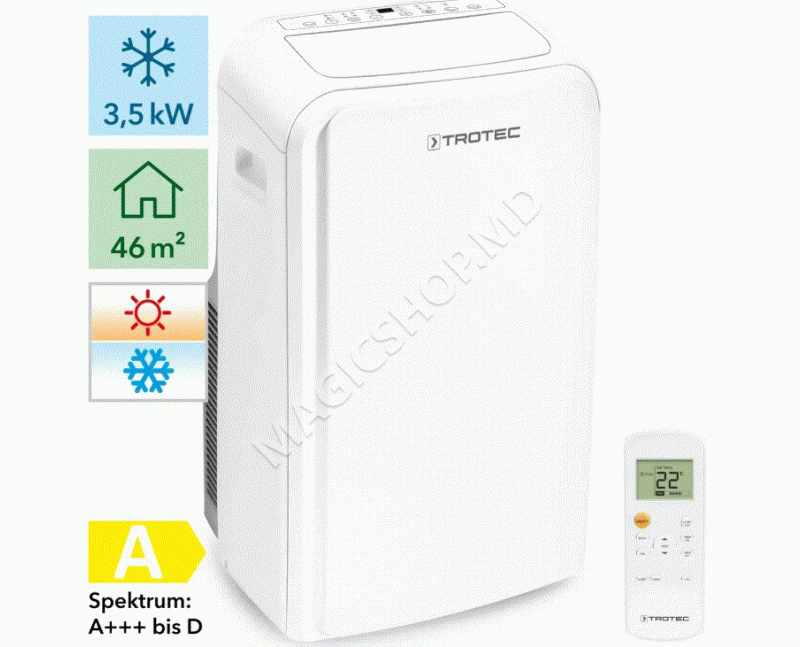 Aparat de aer condiționat mobil TROTEC PAC3500SH 12000 BTU