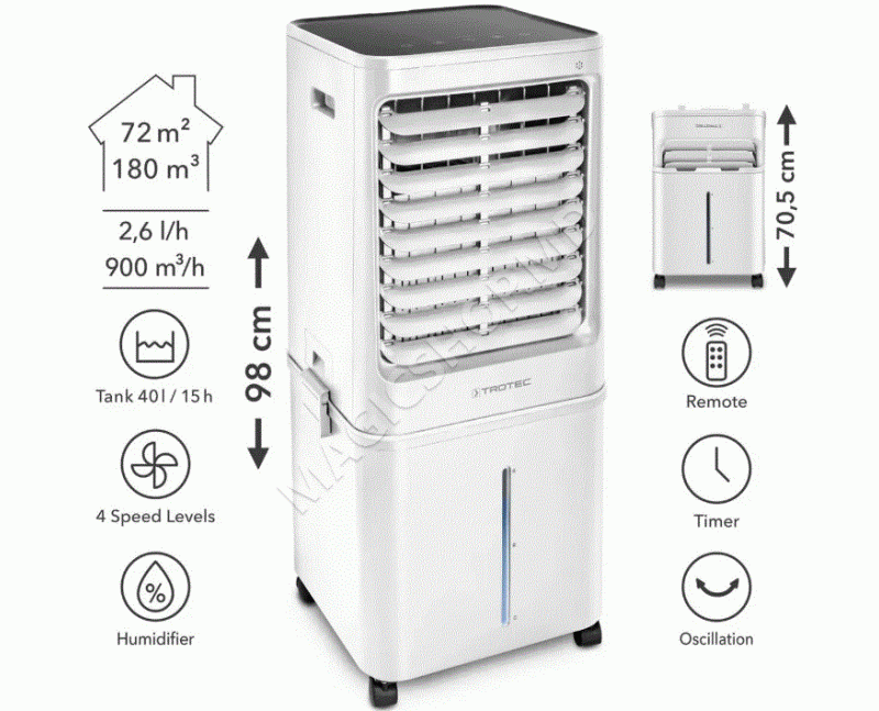 Răcitor și umidificator TROTEC PAE61