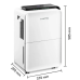 Dezumidificator Trotec TTK99 HEPA, 31l/zi, 90 m.p