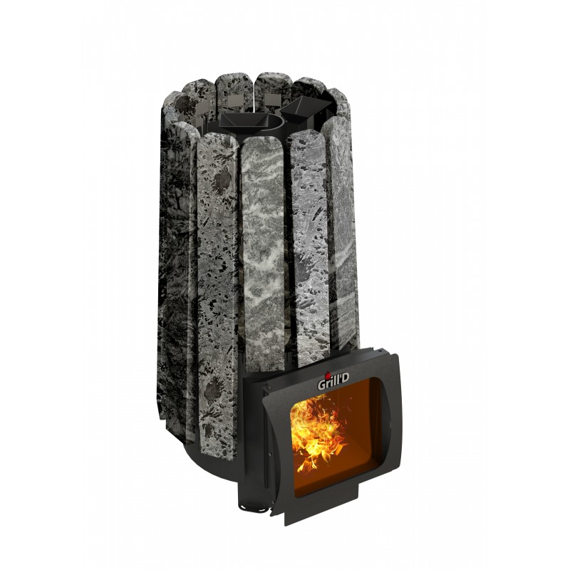 Soba pe lemne Grill'D Cometa 180 Vega Short Window Max Stone