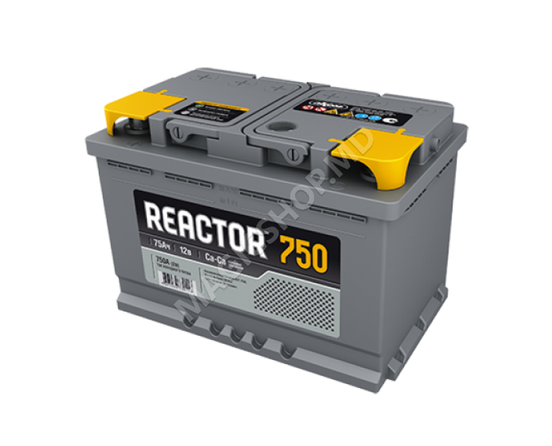 Аккумулятор автомобильный Аком Reactor 6 CT-75 VL Euro P+