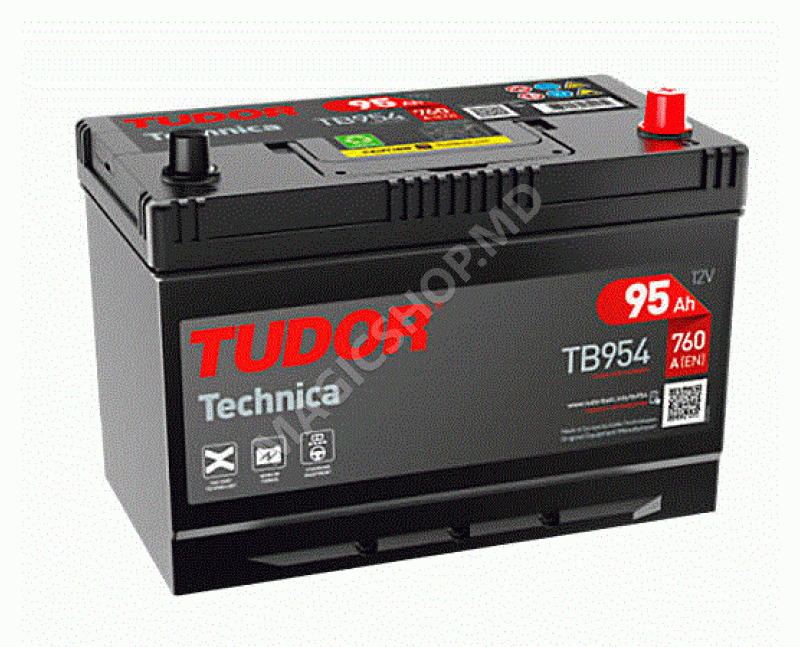 Baterie TUDOR TB954 D31 Japan 95A P+ (760Ah) 306/173/222