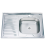 Chiuvetă Becky 60x80 0.4 BK EPL inox