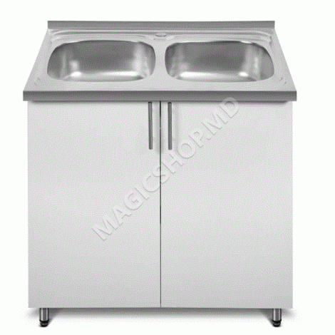 Dulap + chiuveta + sifon Stand 80x45cm 