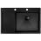 Chiuvetă Nano PVD 78 x 51 cm + baterie + dozator Black