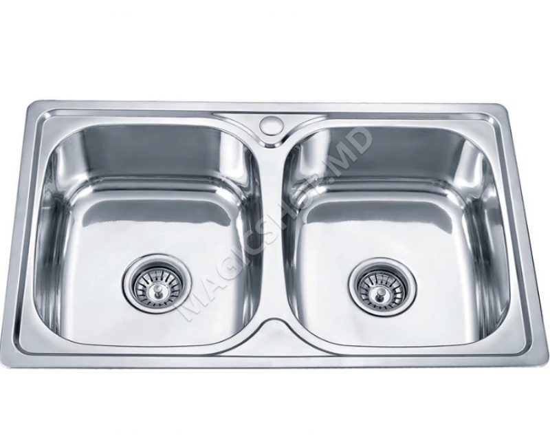 Мойка из нержавеющей стали 78x48 / 20 см EPL