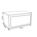 Mobilier bae BIANCO 800x500 LED