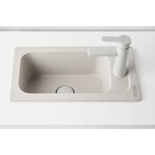 Lavoar compozit 450x250 mm (Lemur, Coala, Jaguar, Alb)
