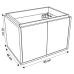 Mobilier bae BIANCO 600x460
