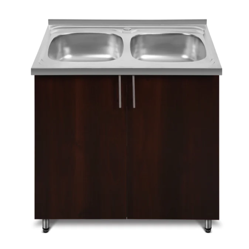 Dulap + chiuveta + sifon Stand 80x45cm Beech