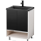 Dulap cu lavoar lemn Stratificat Albit/Negru 60x40cm Pantera N