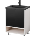 Dulap cu lavoar lemn Stratificat Albit/Negru 60x40cm Pantera N