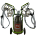 Aparat de muls capre/oi 4 posturi, 1 bidon 40l inox, pahare plastic, 250l/min, 0,55kw