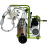 Aparat de muls capre/oi 4 posturi, 1 bidon 40l inox, pahare plastic, 250l/min, 0,55kw