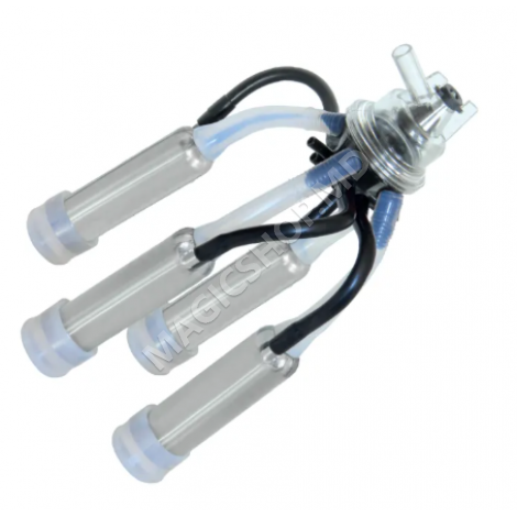 Corp colector complet 160 cc, cu pahare inox, mansoane din silicon tip5