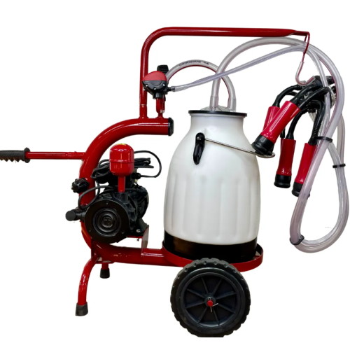 Aparat de muls vaci 1 post, 1 bidon 30L plastic, pahare plastic, 250l/min, 0,55kw