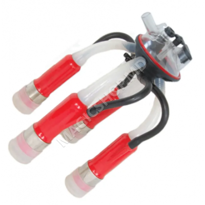 Corp colector complet 160 / 240 cc, cu pahare plastic, mansoane din cauciuc/silicon tip5