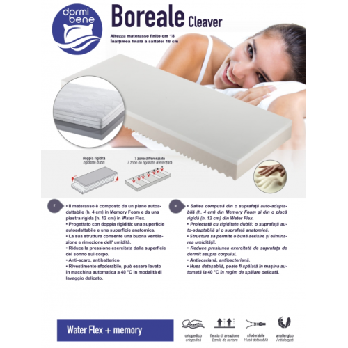 Saltea BOREALE CLEAVER 160x200 H18