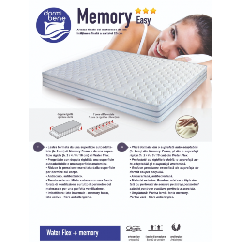 Saltea MEMORY EASY 120X200 H20